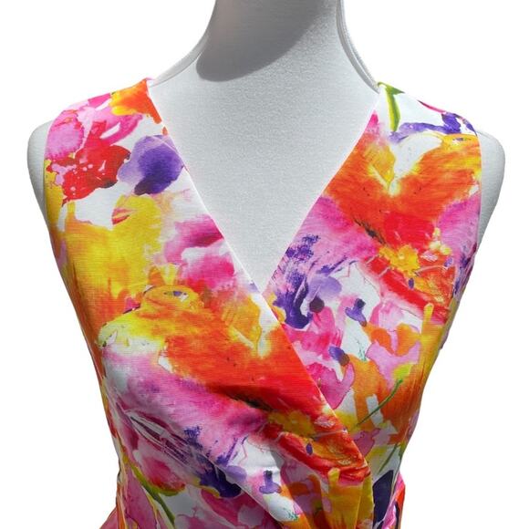 New York & Company Floral Multicolor Dress - Picture 5 of 16